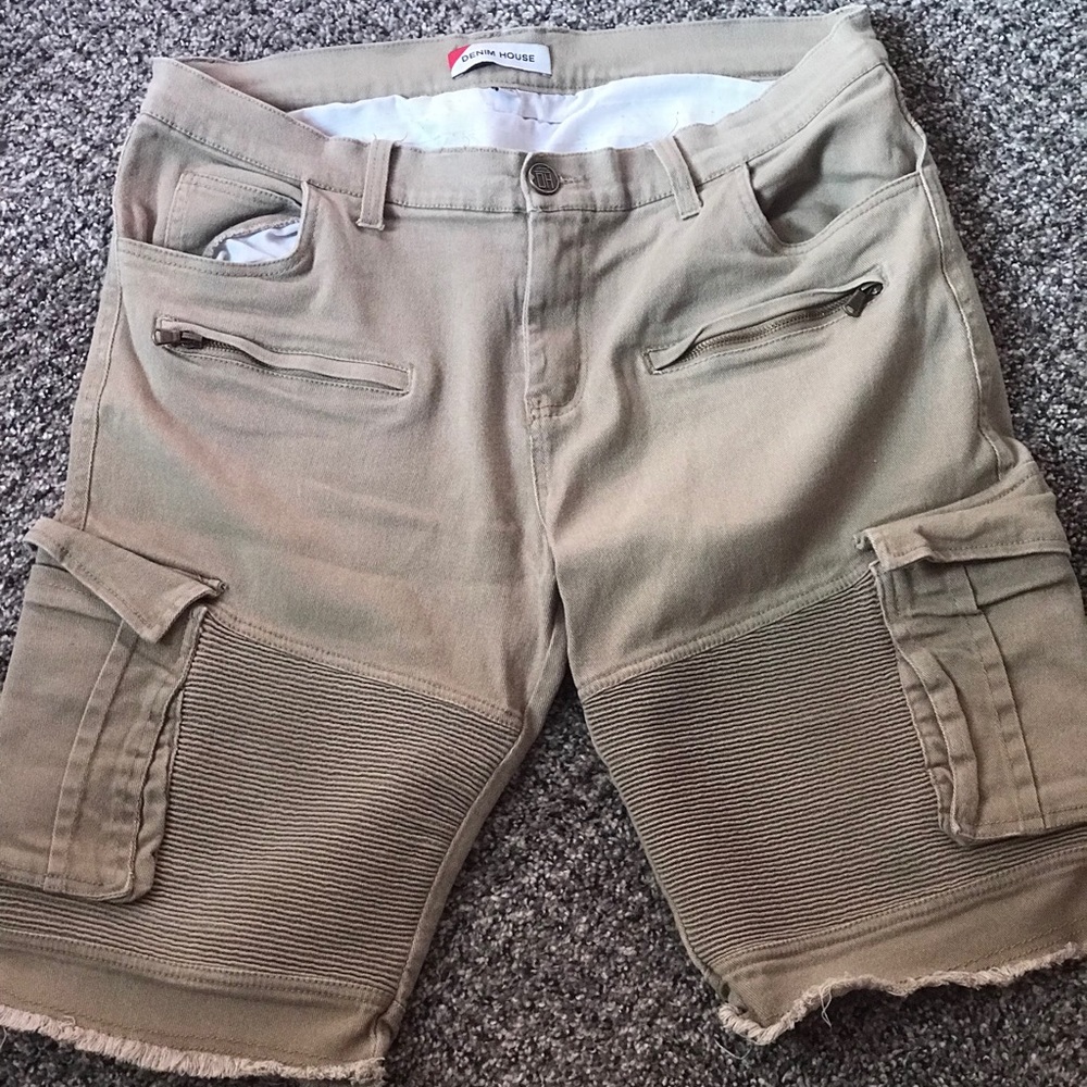 Denim house shorts